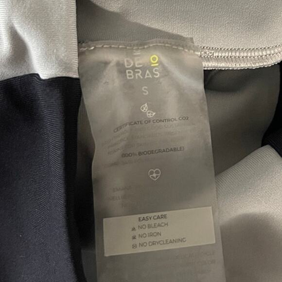 Port de Bra  Black and Gray High-Waisted Bike Shorts - Picture 6 of 6